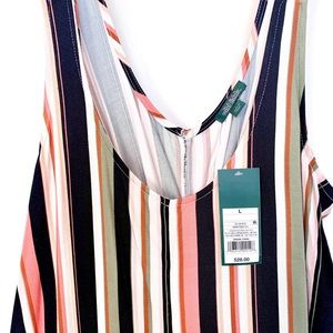 Striped pants jumper